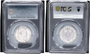 �o�C�G���� 2 �}�[�N 1911-D ���C�g�|���g PCGS �F�� PCGS MS64PL 116194