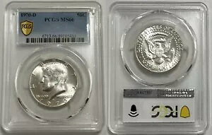 č 1970 - D PlfB n[t_[ 50 Zg Vo[ `CX BU RC PCGS MS 66