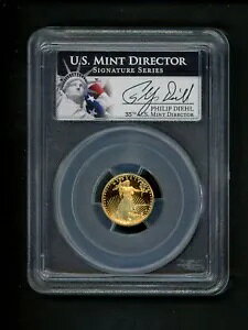 1988-P US 1/10 IX S[h AJ C[O $5.00 PCGS PF69 fB[v JI P. Diehl TC