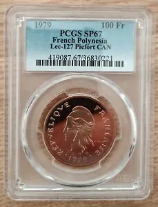 �t�����X�̃|���l�V�A �s�[�h�t�H�[�� 100 �t���� �v���[�t �R�C�� 1979 �N P28 �O���[�h SP67