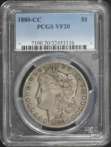1880-CC ���[�K�� �V���o�[ �h��~PCGS �F�� VF20~���ɗǍD�Ȗ��Ȃ�*