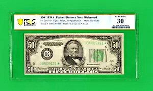1934??50 AMs ??~[X^[m[g?? F-2103-E* ?? PCGS VF 30??