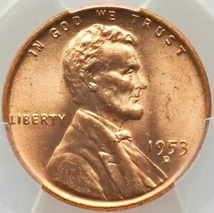 1953-D 1C MS65RD PCGS FS-502 �o���G�e�B�ăp���` �~���g�}�[�N���b�h���W�X�g�� �g�D���[�r���[�I