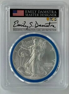 2021 PCGS MS70 �V���o�[ �C�[�O�� T-2 �t�@�[�X�g �X�g���C�N �~���g �f�U�C�i�[ �V���[�Y - �_���X�g��