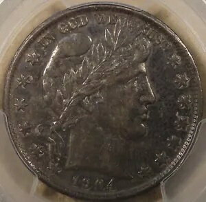 1904 Barber Half Dollar 50c PCGS Certified XF45 No Question AU Net Graded due to