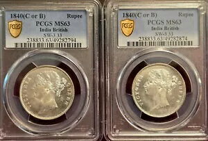 1840 B & C EAST INDIA COMPANY ���s�[ PCGS MS63 ���b�g 2