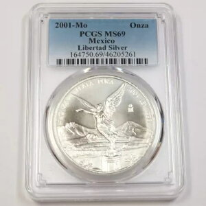 2001  PCGS MS69 |LVR - 1 IX Vo[ x^ - Un Onza RC #42735A