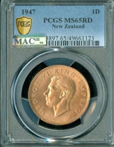 1947 j[W[h yj[ PCGS MS65 RD PQ 2ND FINEST & SPOTLESS 1 FINER *