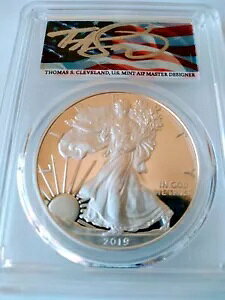 2019-W $1 v[t Vo[ C[O PCGS PR70DCAM FDOI ߂łƂZbgyV[ Clev tO