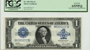 1923 $1 Vo[ؖ FR#238 PCGS WF 65 PPQ 1st Note Jbg 4