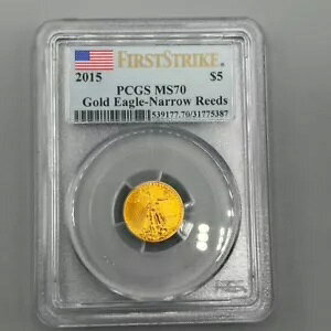 2015 1/10 IX $5 S[h C[O i[ [h PCGS MS70 t@[Xg XgCN g[