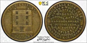 tȂ W-5930 Todd, Laing & Co. hw_ 1/2 D t@[VO g[h g[N PCGS VF35