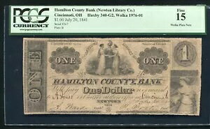 1841�N $1 �n�~���g���S��s �I�n�C�I�B�V���V�i�e�B �p�~���ꂽ���� PCGS FINE-15