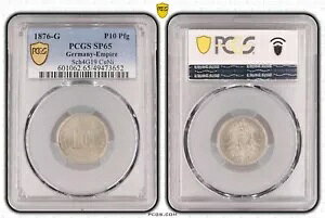 1876-G P10 Pfg Sch4G19 CuNi �v���[�t�R�C���A�a�t���G�b�W�APCGS SP65 114404-