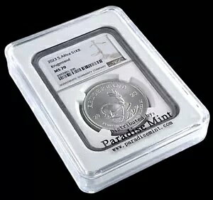 2023 ��A�t���J 1�I���X �V���o�[ �N���[�K�[�����h NGC MS70 �u���E�����x�� �P�[�X�t��