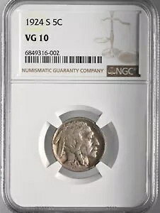 1924-S 5C �o�b�t�@���[ �j�b�P�� NGC VG10 #6849316-002 �V���ɃO���[�h�A�b�v���܂���!