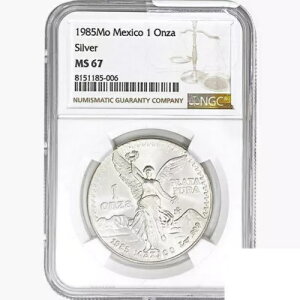 1985�� 1�I���X�V���o�[ ���L�V�J�[�m�X �I���U �R�C�� NGC MS67