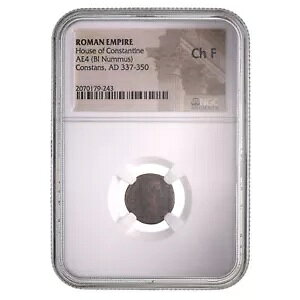 Constans Roman AE Coin (AD 221-350) - NGC �F�� (Choice Fine) ????