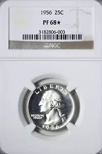 ��΃v���[�t 1956 ���V���g�� �N�H�[�^�[ NGC PF68 STAR �f�B�[�v �J���I �\�� RES