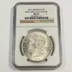 1921 P NGC MS62 }N[ RNV - Vo[ [K h - 1 čh RC #49199A