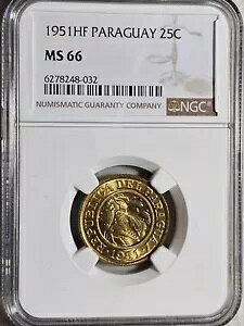 pOAC 25 ZeBX 1951 HF NGC MS 66