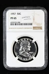 1957 �v���[�t �t�����N���� �n�[�t�_���[ �J���I NGC PF65 3NT9