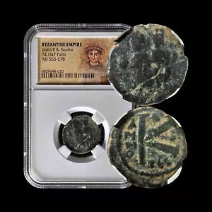rU`B 570A? 1/2 Follis - NGC Cert - Justin IIA\tBAAebTjP