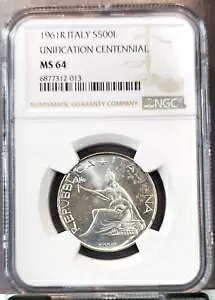 1961 C^A 500  100 NLO NGC MS 64 fGȃRC