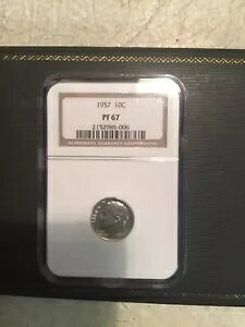 NGC MS67 1957 P FDR 10 Zg Vo[ ^{[iX RC bg