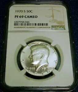 1970-S NGC PF69 �J���I 50C �P�l�f�B �n�[�t�_���[ #046