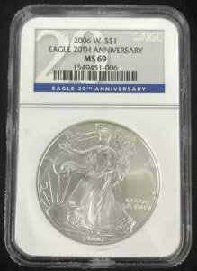 2006 W Vo[ C[O NGC MS69 20 NLOZbg u[ x