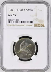 ؍ 500 EH 1988 NGC MS 65