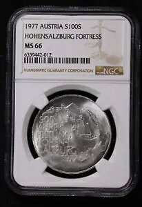 1977 I[XgA Vo[ 100 VO z[GUcuNv - NGC MS 66