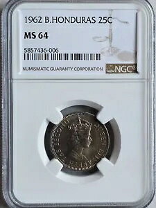 �p���z���W�����X 25 �Z���g 1962 NGC MS 64