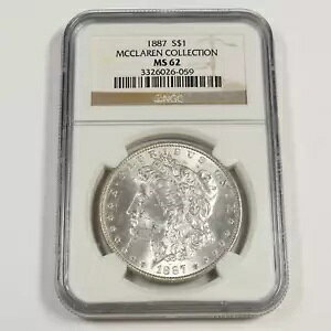 1887 NGC MS62 }N[ RNV - K h - 1 čh RC #49198A