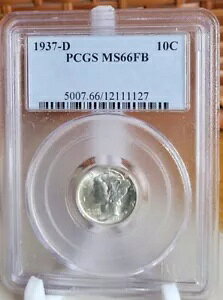 1937-D * PCGS MS66 FB toh " Vo[ }[L[ wbh _C 10c F/X|bgȂ