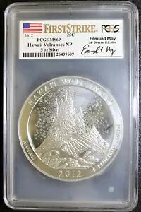 2012-P PCGS MS69 5IX .999 Vo[ 25c nCΎR ATB t@[Xg FS
