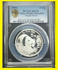 1994  5Y 999 Vo[ p_ PCGS MS 70 X|bgȂAȂAPCGS V[h