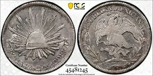 1842 Zs OM 8 REALES LVR KM#377.13 Zs22 _CX^C 1842-45 PCGS AU55 #45481245