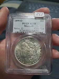 1899-O モーガン マイクロ O AU55 個