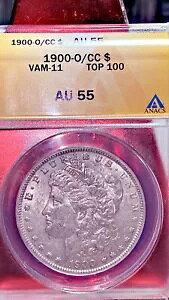 1900 O/CC �����K�� �h�� ANACS AU55 *VAM 11 O/CC TOP100* ���Ɋ󏭂Ȓ�l��