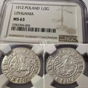 gAjA - WMXg I[h - 1/2 OX - 1512 N - NGC MS63