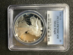 5) 1987-S $1 PCGS PR70 DJI AJ (v[t Vo[ C[O) - PR70!A 1IXD