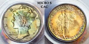 1945-S PCGS MS66 - MICRO-S CAC Af炵Fg[̃C{[