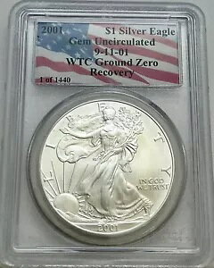 2001 Vo[ C[O PCGS WF  2001 N 9  11  WTC OEh [ Jo[ 1/1440