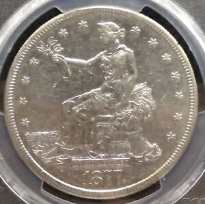 1877-S Trade Dollar AU fBe[ t@C  & `bv}[N