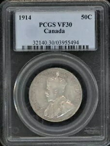 1914 50c PCGS VF30