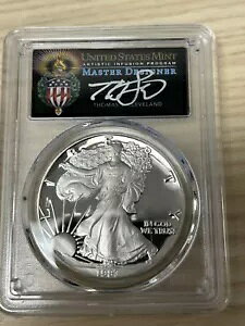 1987 S �v���[�t �V���o�[ �C�[�O�� PCGS PR70 DCAM THOMAS CLEVELAND �T�C������}�X�^�[ �f�U�C�i�[