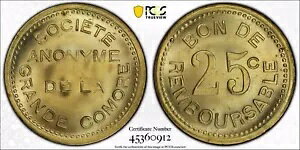 �R���� - nd(1915) 25c �^�J�� ESSAI PCGS SP 66