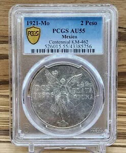 1921-Mo PCGS AU55 Ɨ 100 NLO 2 y\ hX LVR RC v^/Vo[